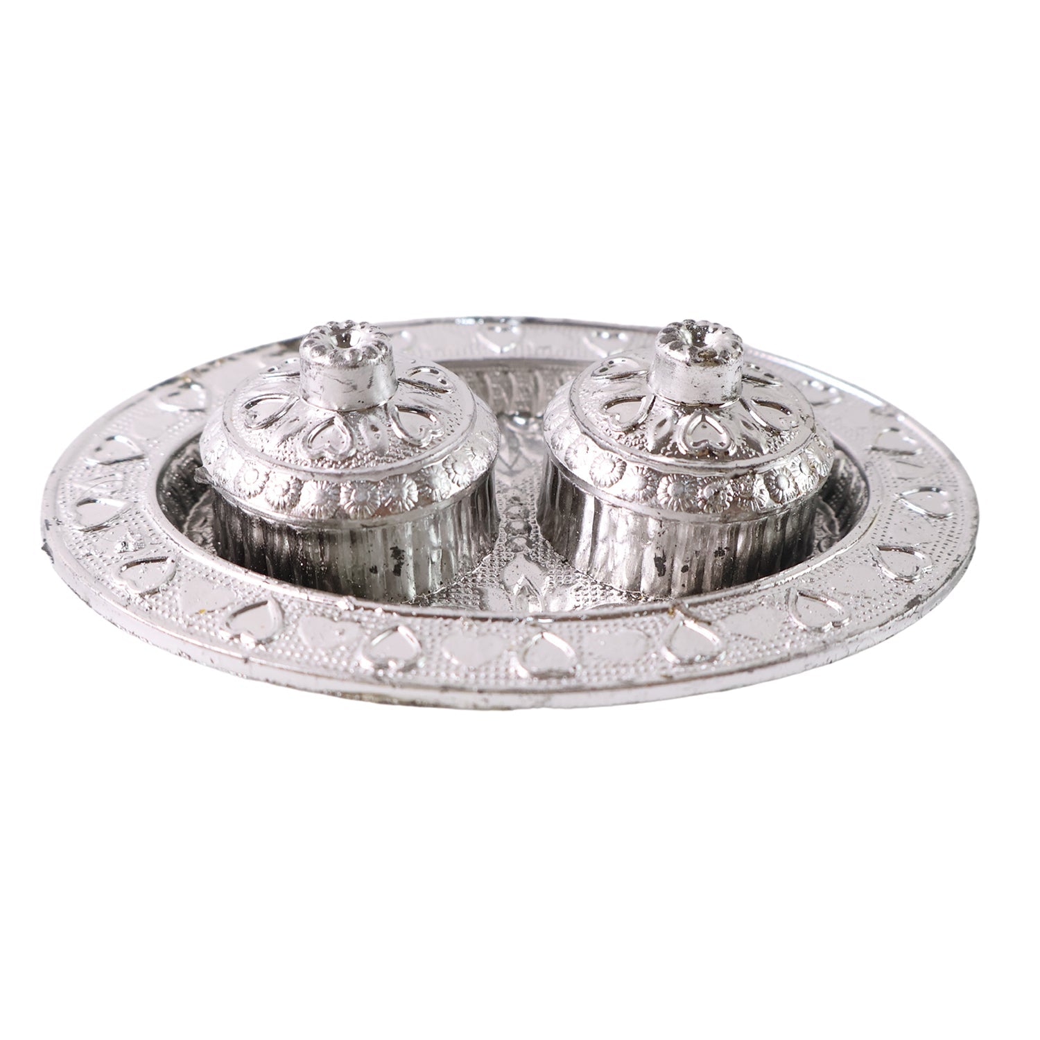 Oval Shape Special Puja Thali (1 Pc / Mix Design) Oval Shape Special Puja Thali (1 Pc / Mix Design)